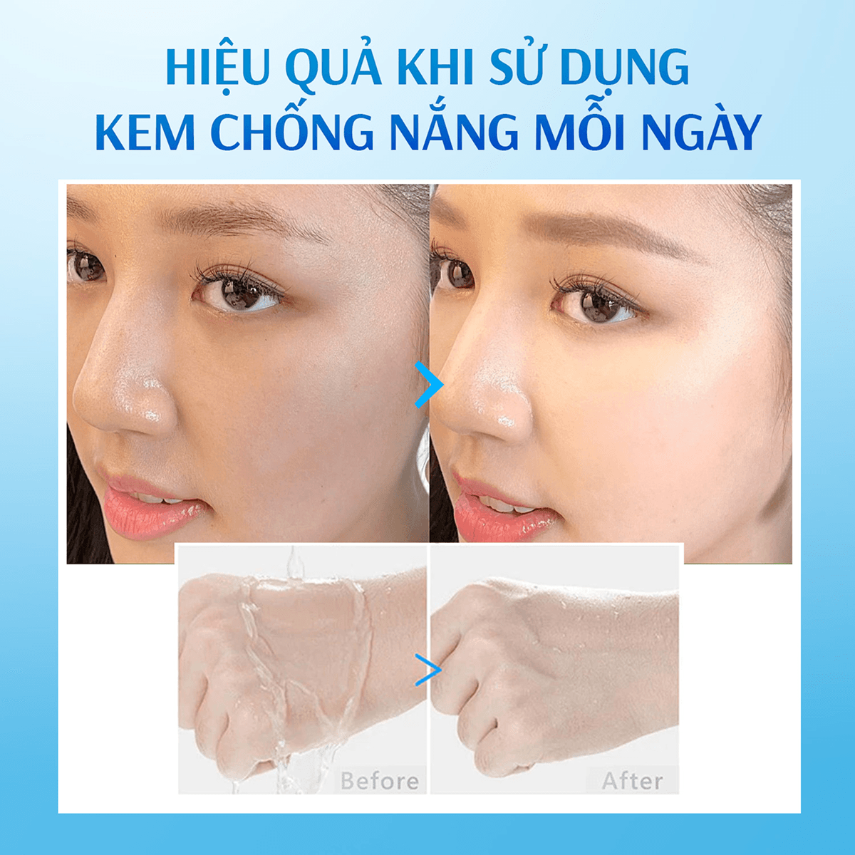 Kem Chống Nắng SPF50+ PA++++ Hunfsow - Hình 6
