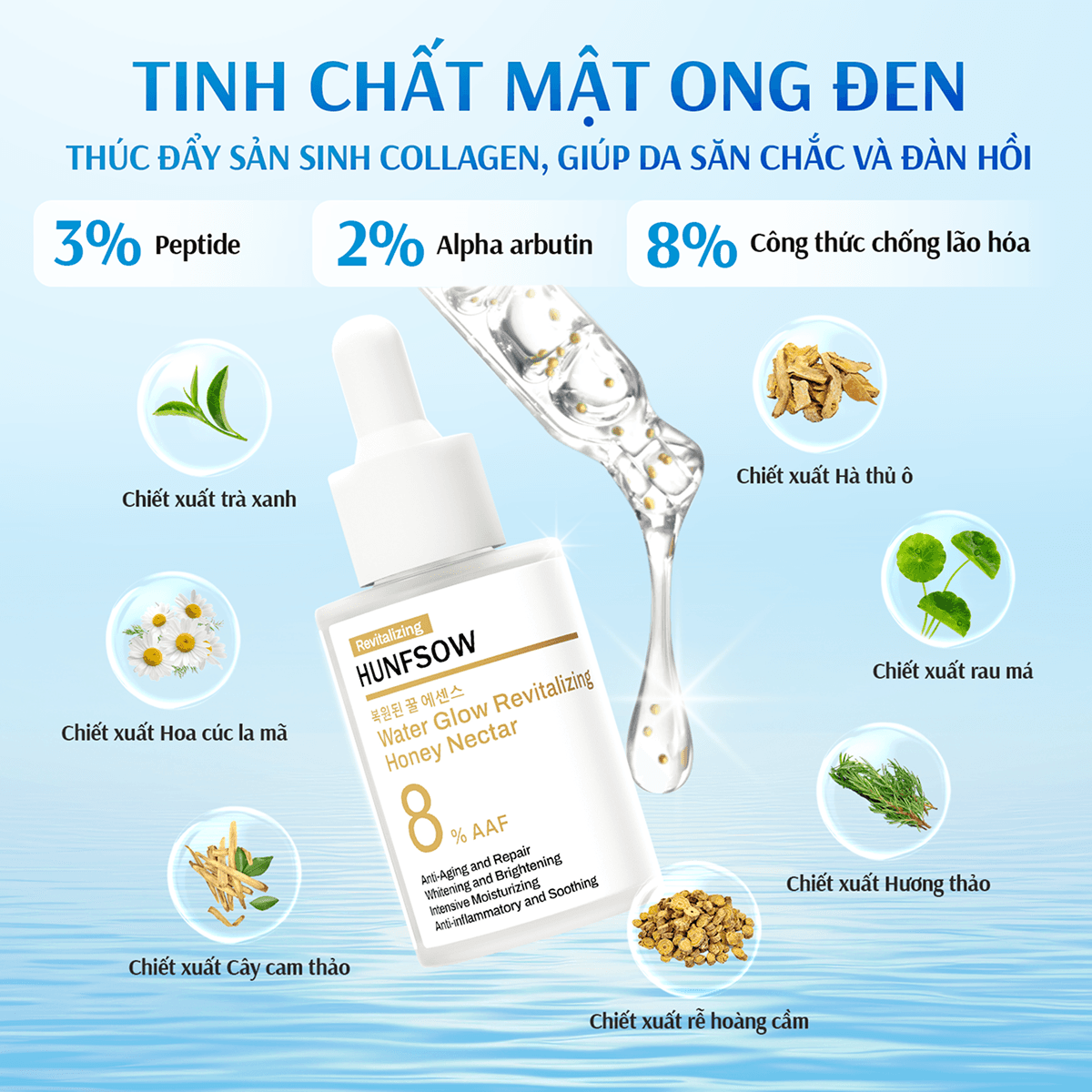 Serum Mật Ong Chống Lão Hóa Hunfsow - Hình 4